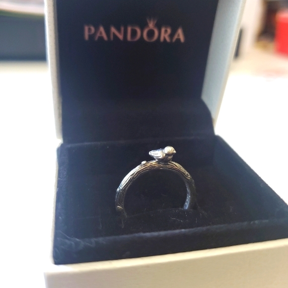 Pandora Spring Bird Ring sz.5 - Picture 1 of 6